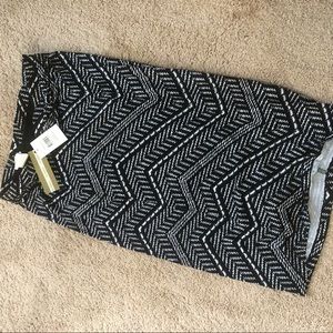 NWT Patterned Pencil Skirt